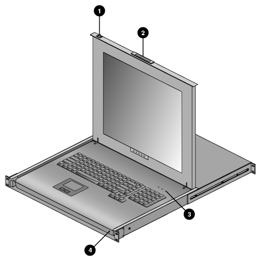 Optional 1U Rackmount Console