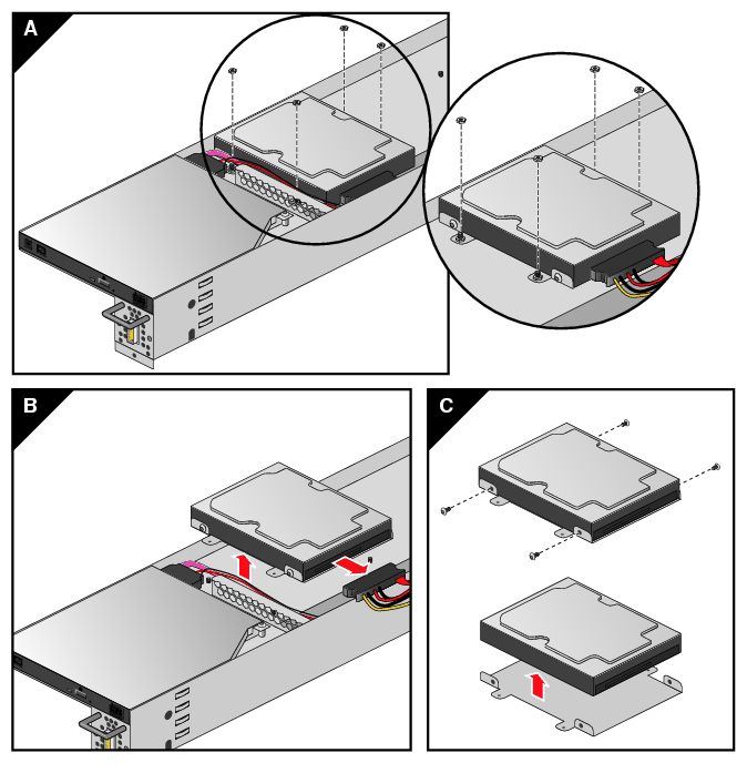 Hard Disk Drive Remove Example 