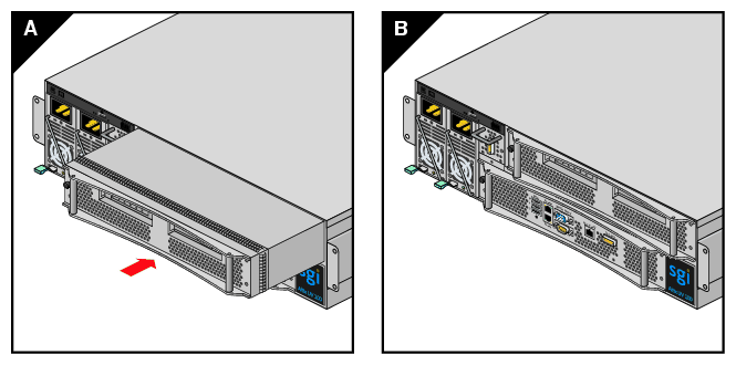 Reinstall PCIe Riser Blade in the Altix UV 100